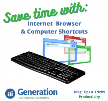 Generation Technology Solutions BLOG - Keyboard shortcuts