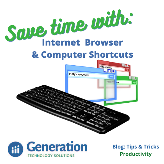 Blog: handy Internet Browser and computer keyboard shortcuts